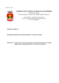 Download Testo (File "033 - Liquidazione canone depurazione PAT