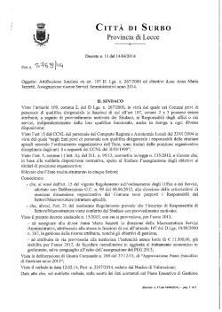 Decreto n. 11 del 14-04-2014