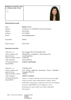 Dott.ssa Deidda Laura - Gazzetta Amministrativa