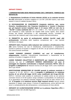IMPIANTI TERMICI: