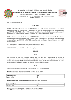 Documento completo (formato ) - Universit&agrave; degli studi di