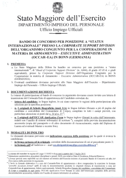 Integrazione - Esercito Italiano