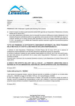 LIBERATORIA - Palamaser