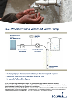 SOLON SOLkit stand-alone: Kit Water Pump