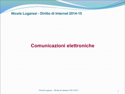 8. Comunicazioni elettroniche