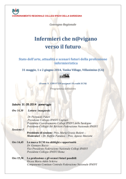 Infermieri che n@vigano verso il futuro