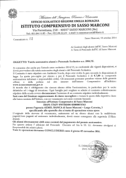 istituto cgmprensivo di sasso marconi