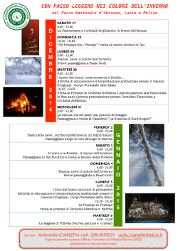 Speciale Programma Vacanze di Natale 2014