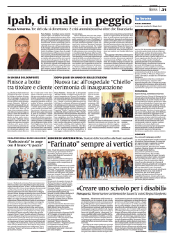 Ipab, di male in peggio Piazza Armerina.