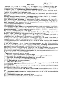 Bando di gara %l L. L _ 2. -. Li) 1.P.A.B. Luigi Mariutto in Via Zinelli n