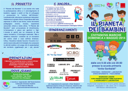 IL PIANETA DEI BAMBINI - Club delle Mamme Marchigiane