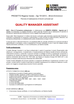 Quality Manager Assistant - Bando