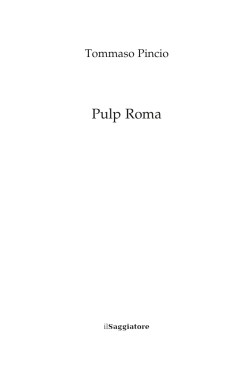 Pulp Roma - Il Saggiatore