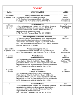 calendario aggiornato al 08.07.2014 vers. web