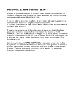 informativa tiare shuttle