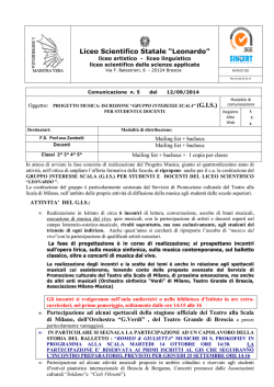 comun 5 Gisleonardo 2014 - Liceo Scientifico Leonardo
