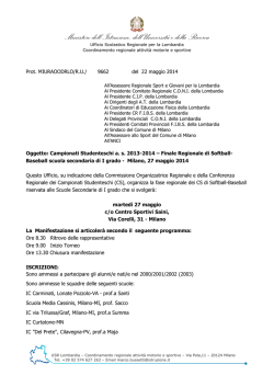Prot. n. MIUR AOODRLO R.U. 9662 del 22 maggio 2014