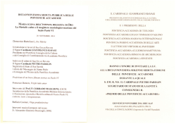 Programma di Sala. Cliccare qui per i dettagli sui brani musicali e i