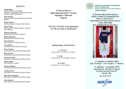 Brochure corso AMBUL INFERMIERISTICI
