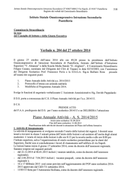 Istituto Statale Omnicomprensivo Istruzione Secondaria Pantelleria