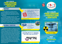 Corso di radioesposizione 2014