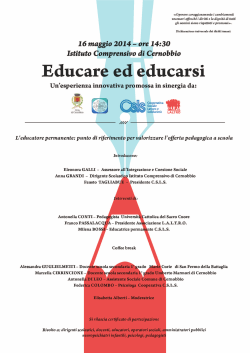 Locandina Convegno Cernobbio
