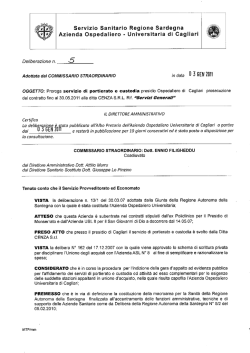Deliberazione n. 5 del 03.01.2011