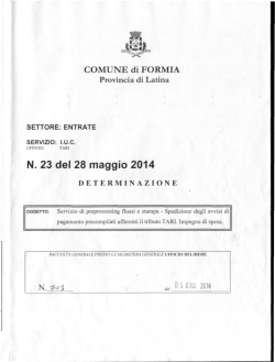 COMUNE di FORMIA