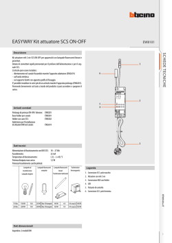 EASYWAY Kit attuatore SCS ON-OFF