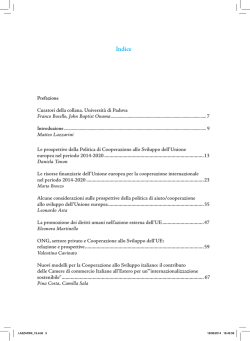 Indice e Prefazione