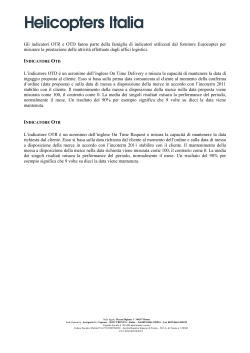 Indicatori OTR OTD - Trading Helicopters Italia