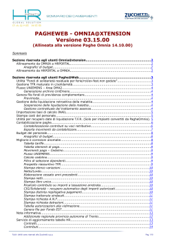 PAGHEWEB - OMNIA@XTENSION Versione 03.15.00