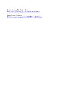 Joseph Conrad, The Shadow-Line: http://www.gutenberg.org/files