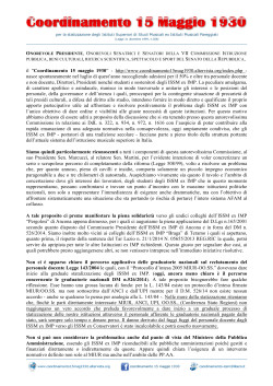 Rappresentanti del Coordinamento 15 maggio 1930