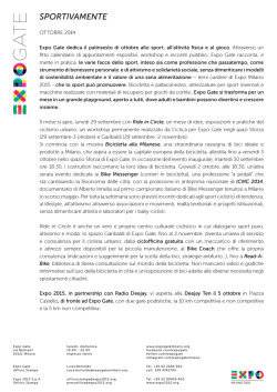 Comunicato Stampa di Expogate