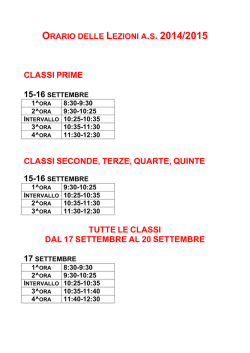 download quadro orario - ITI Copernico
