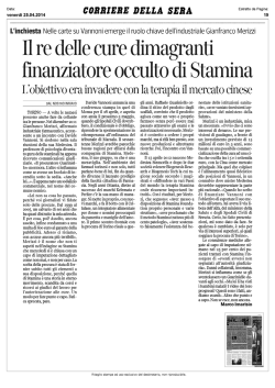 Il re delle diete dimagranti finanziatore occulto di Stamina