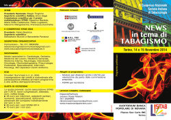 Programma X Congresso Nazionale SITAB 2014