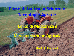 1. Macchine agricole classificazionel