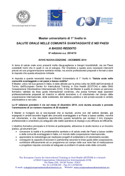 Clicca qui per comunicato - Ordine dei Medici Chirurgi e Odontoiatri