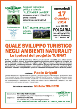 leggi tutto in PDF - Verdi del Trentino