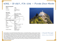 WAIL - SI-027, ITA-136 – Punta Omo Morto