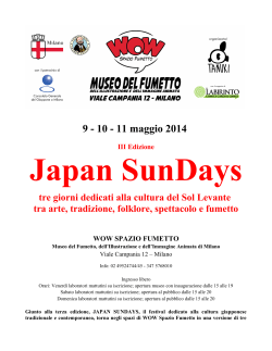 programma - Giappone in Ticino