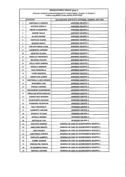 GRADUATORIA FINALE (pag.1)