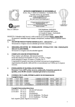 ISTITUTO COMPRENSIVO Di OCCHIOBELLO