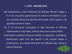 bastarda italiana - Archivio di Stato di Perugia