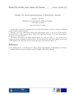 Duality for sheaf representations of distributive lattices