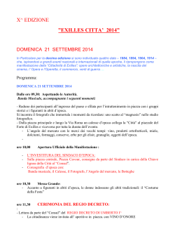 Programma - Provincia di Torino