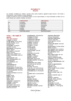 Glossario spagnolo (PDF 162 KB)