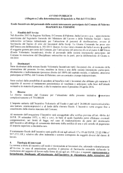 AVVISO PUBBLICO (Allegato n 2 alla determinazione